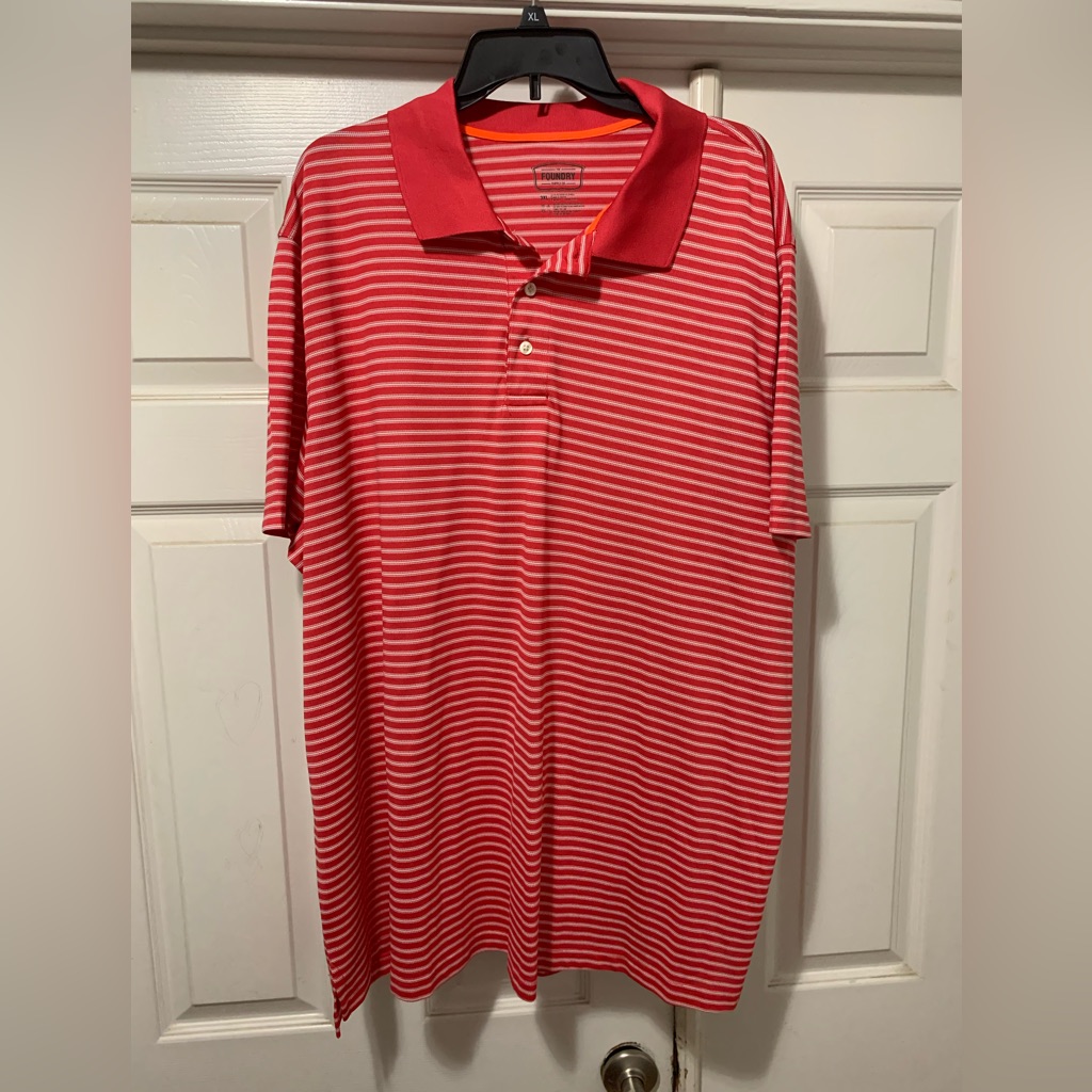 Foundry, Mens Red Polo Shirt. Sz 3xl